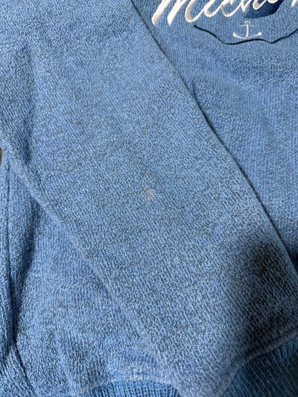 South Haven Michigan Blue Terry Crewneck Sweatshirt - Picture 9 of 9